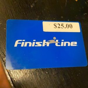 Selling finish line card for 25 dollars